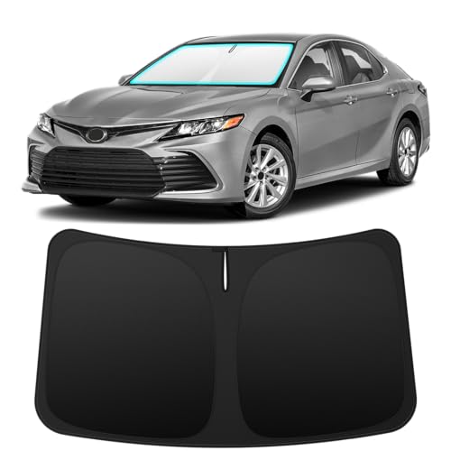 INSAUTO Custom Fit Windshield Sun Shade Accessories for Toyota Camry 2018-2024, Foldable Front...
