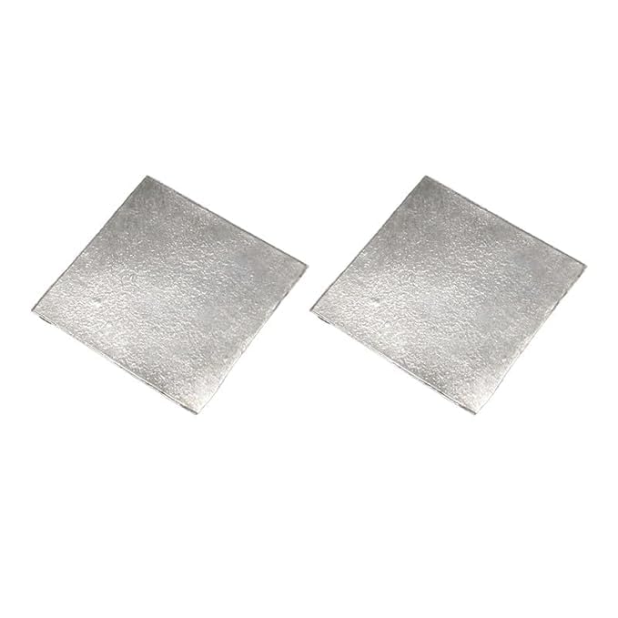 Shri Anand Gems Solid Square Piece Silver/Chandi Ka patra