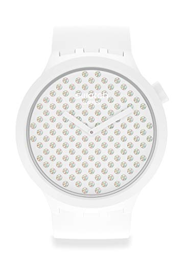 Swatch Light Boreal SO27Z106 montre quartz unisexe design transparent boîtier 47mm