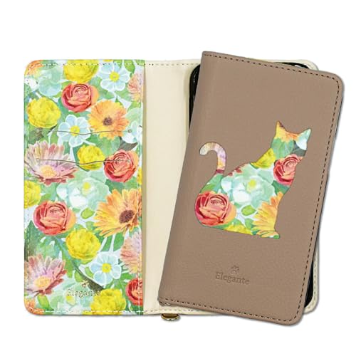 Elegante Botanical Cat Google Pixel 7a p P[X 蒠^ L̃VGbgfUC ԕ {^jJ J[h[ X^h@\ X}zJo[ 蒠 O[OsNZp tbV [L]G114