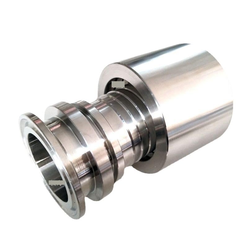 Junta a presión con púas de acero inoxidable, 1/2" 3/4" 1" 1,5" 2" 2, 3" 4" a for manguera x triple abrazadera SUS 316L(63mmK77.5mm78.5mm)