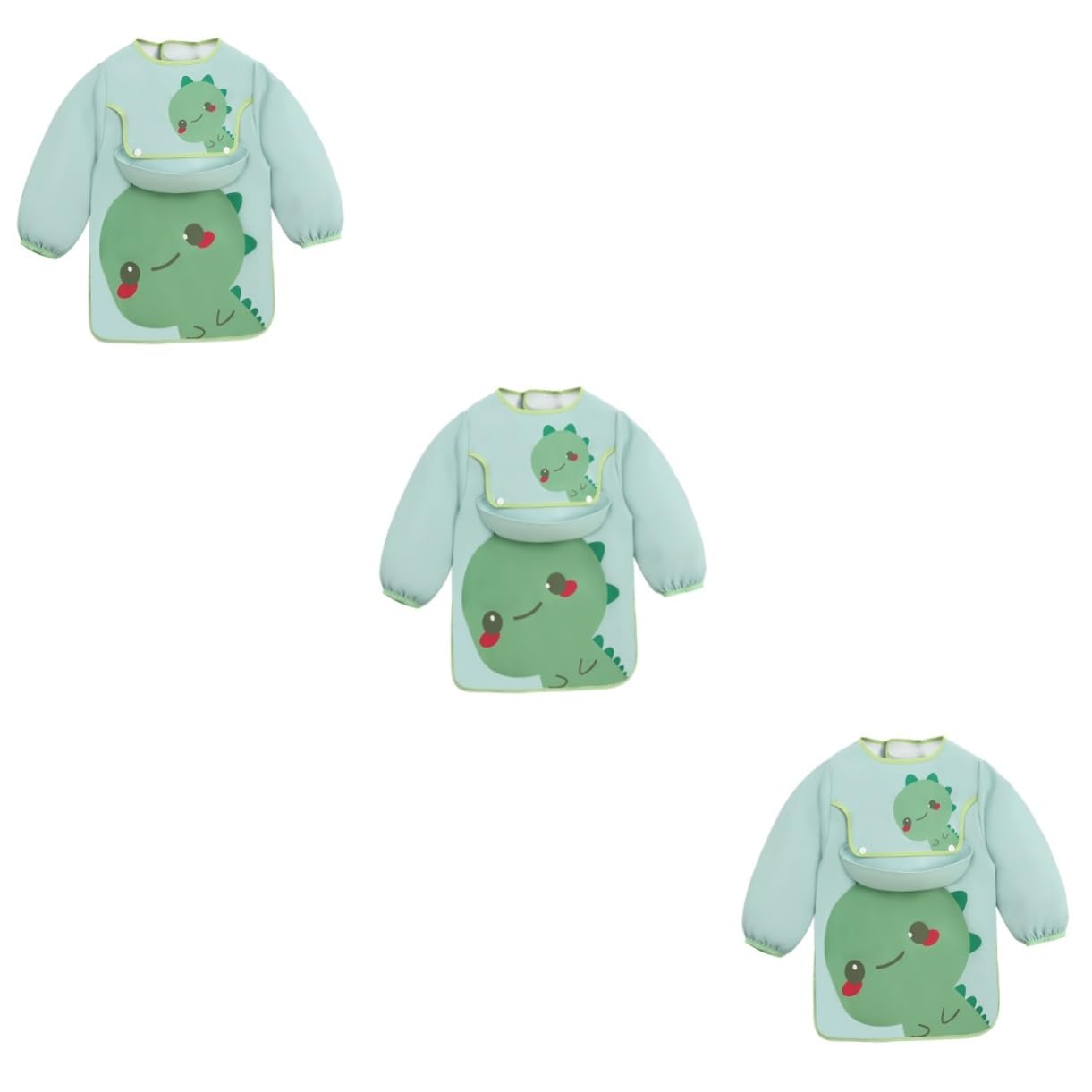 VICASKY Bavaglino Bavaglini Per i Più Piccoli Grembiuli Per Bambini Dei Cartoni Animati Bavaglini Impermeabili Camice Infantile Per Mangiare Bavaglini Per Neonati Pettorali Poliestere