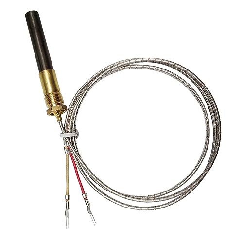 MOOKEENONE 750mv Thermopile Generator Compatible with Gas Fireplace Water Heaters Gas Fryer Cluster Replacement