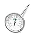 Stainless Steel Soil Thermometer, 6 Inch Stem, 3 Inch Dial Display, -40 to 160?F Temperature Range