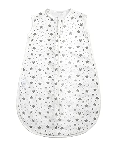 MOXTOYU Baby Sleeping Bag, Soft 100% Cotton 0.5 Tog Toddler 