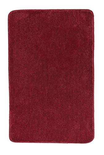 Kleine Wolke Seattle / 70 x 120 cm/Farbe Granat Badteppich, Polyester,...