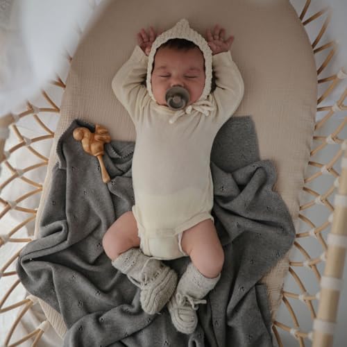 Image of FRIGG Natural Rubber Baby Pacifier 6-Pack Endless Sea | Made in Denmark | BPA-Free (6-18 Months)