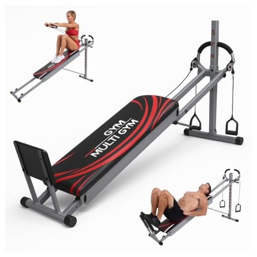 Máquina de Fitness Completa GYMFORM MultiGym, Equipo Completo Multifuncional para Hacer Ejercicio en casa, Pilates, Fortalecer Todo El Cuerpo, Más de 100 Ejercicios