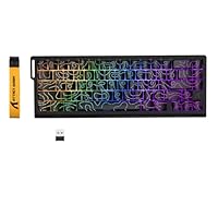 ATTACK SHARK X68PRO HE 60% Wireless Rapid Trigger Gaming Keyboard with Adjustable Actuation,8K Polling Rate,Hall Effect Magnetic Switch,Hot-Swap,RGB Backlit,BT/2.4GHz/Wired,for FPS Games-Black
