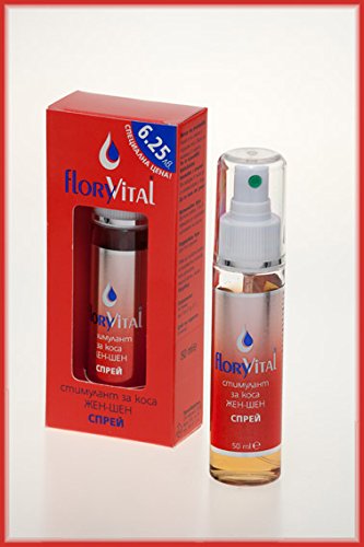 Ginseng Hair Stimulant for Weak, Devitalized Hair Γ’β¬β Refillable Spray Format - 50 ml / 1.7 Fl. Oz. from FloryVital Ginseng Hair Stimulant for Weak, Devitalized Hair Γ’β¬β Refillable Spray Format - 50 ml / 1.7 Fl. Oz. from FloryVital