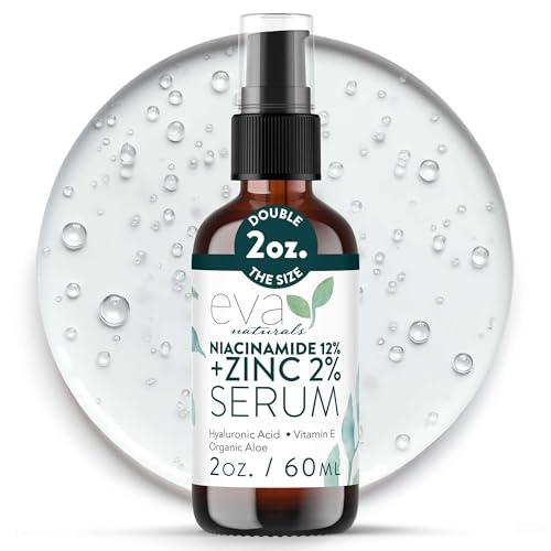 Eva Naturals Niacinamide 12% + Zinc Serum for Face –