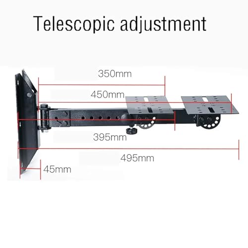 Image of Softline Pro Heavy-Duty Wall Mount Swivel Brackets Angle Adjustable Speaker Mounts Supports Up to 45 kg Ideal for Bookshelf & Surround Speakers (SP WB588)
