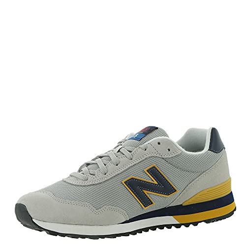Image of New Balance Men's 515 V3 Sneaker, Rain Cloud /Pigment /Yellow, 10.5 Wide