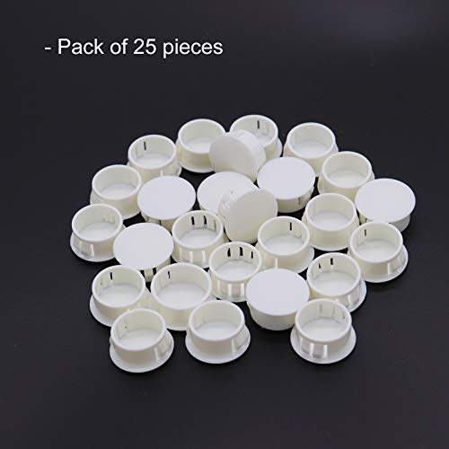 VictorsHome Hole Plugs Plastic 22mm (7/8") Fit for 21.5-22mm Diameter Locking Hole Tube - Image 4