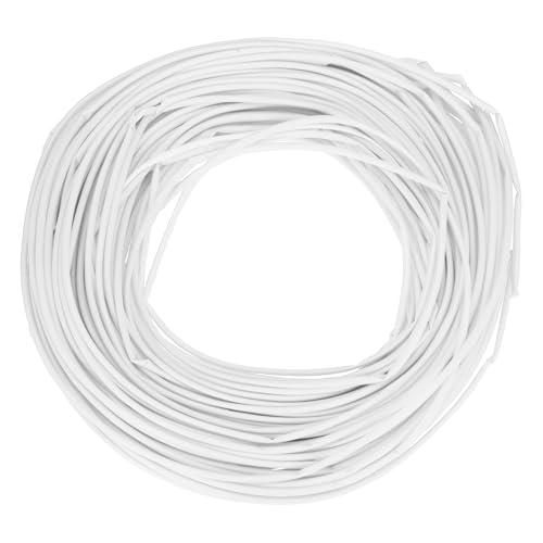 Tubo termorretráctil blanco contra cortocircuitos en cables eléctricos DMiotech