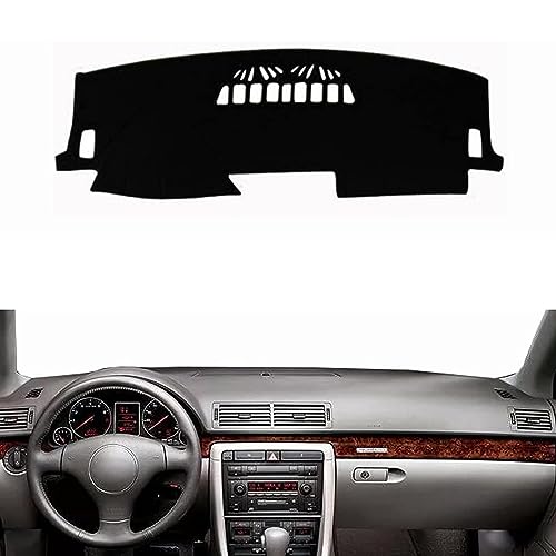 Tapis de tableau de bord Audi A4 B6 B7 (2002-2008) - Protection solaire et anti-poussière rouge
