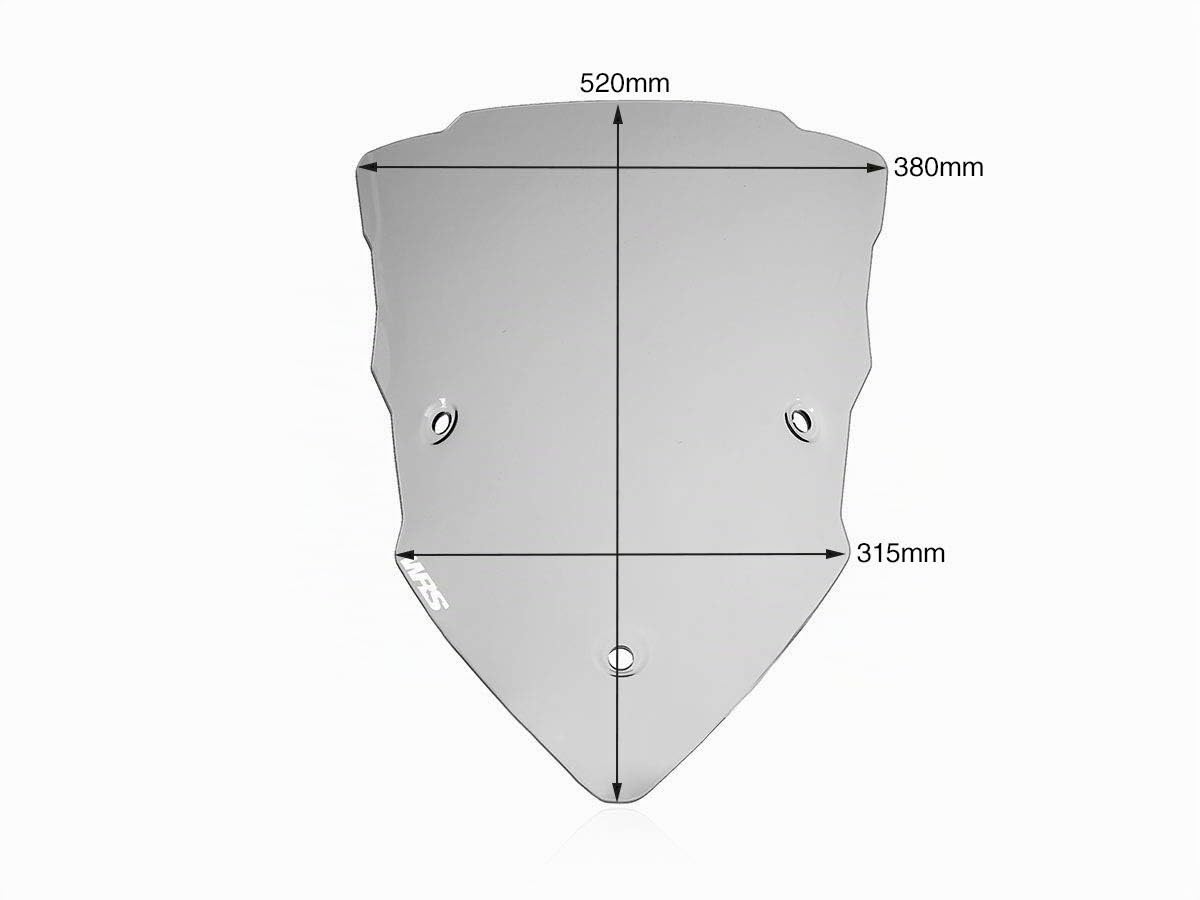CUPOLINO PARABREZZA TOURING MULTISTRADA 1200 / ENDURO / 950/1260 2015-2020 (Fumè)