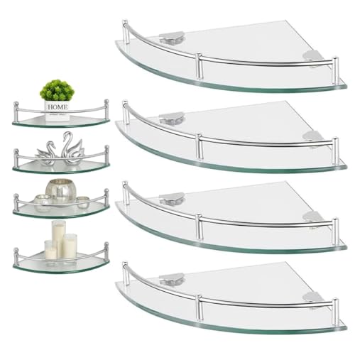 Reviews de Esquinero para baño - 5 favoritos. 40 Vmingo Organizador Baño Repisa Esquinero Estante Pared Regadera Hogar Habitación Almacenamiento de Cristal Vidrio Acero Inoxidable