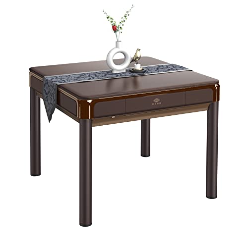Mesa automática 4 patas Mah Jong con ruedas y cajones miniatura 6
