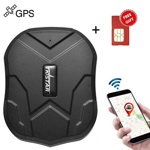 Traceur GPS Winnes GPS Tracker Suivi en Temps réel, Localiser pour Voiture,Moto,Camion, avec Application, Carte SIM Inclus (TK905)