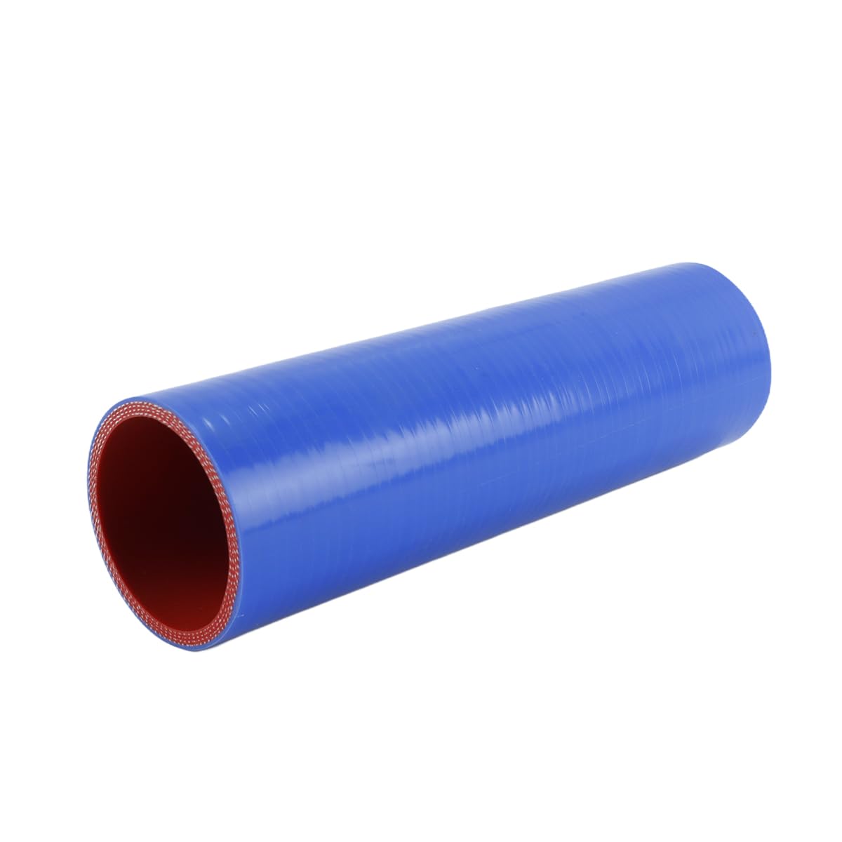 Tubo flessibile di raccordo dritto in silicone blu da 50 mm di diametro interno, lunghezza 200 mm, rinforzato a 4 strati, spessore 5 mm, universale per tubo turbo intercooler
