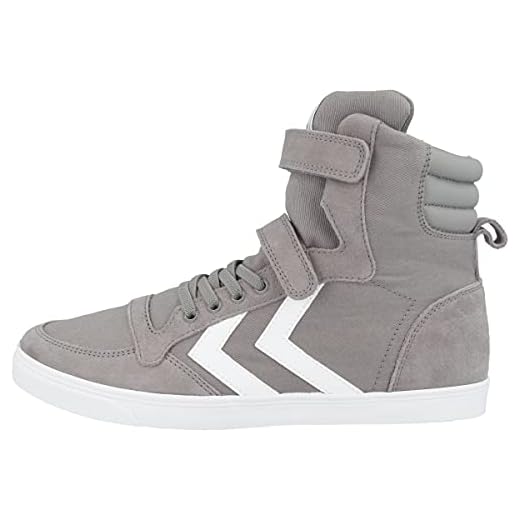 hummel Unisex Kinder Slimmer Stadil High Jr Hohe Sneaker, Frost Grey, 36 EU