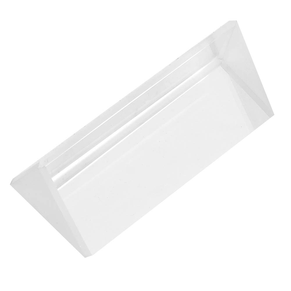Prisma Triangular de Vidrio óptico para educación científica y fotografía - Material K9 - 30 x 30 x 60 mm - Herramienta de dispersión espectral para enseñanza de física y Efectos