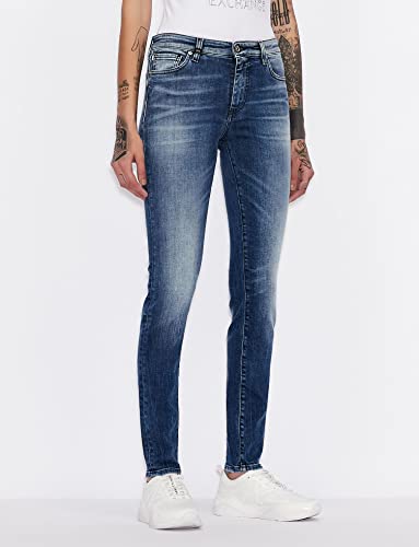 Armani Exchange Women's Classic Denim Skinny Jeans2