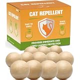 EVSPWI Cat Repellent Outdoor/Indoor, Cat Deterrent Outdoor, Keep Cats Away, Cat Repellent for Yard, Outdoor Cat Repellent, Cat Deterrent Indoor, Safe Around People, Pets & Plants- 12 Packs