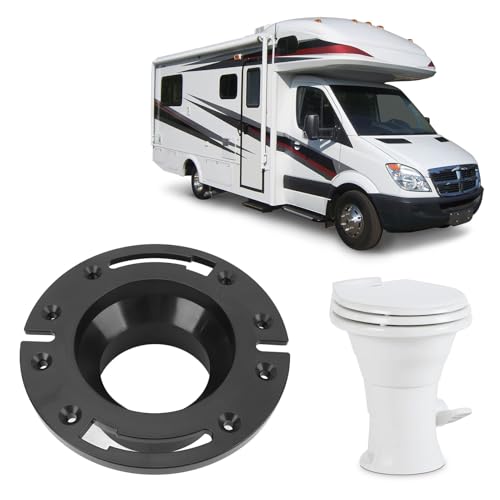 Image of 385345892 RV Toilet Seal Kit and Socket Flange for RV 300 310 320 Toilets,Leak Prevention, with 34120 Waste Ball Seal Replace for Aqua Magic Plus