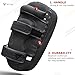 Mytra Fusion Muay Thai Pads Curved Karate Kick Pad for Martial Arts, Kickboxing, Taekwondo, Training, Muay Thai Kicking Pads Karate Shield Punching Pad X 1 Unit Single