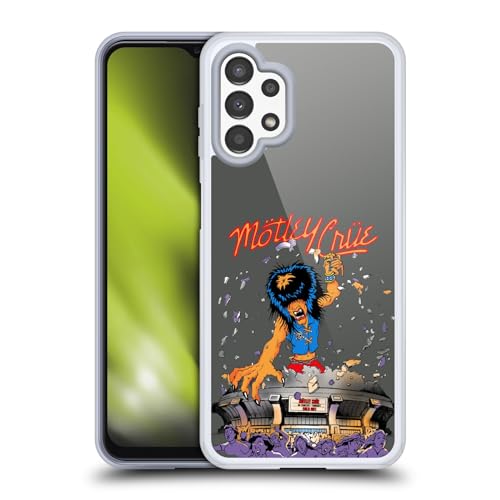 Carcasa flexible Samsung Galaxy A13 con gel amortiguador de golpes Motley Crue