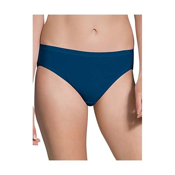 Fruit-of-the-Loom-Womens-Underwear-Beyondsoft-Panties-Regular-Plus-Size Fruit of the Loom Women's Beyondsoft Underwear, Super Soft Designed with Comfort in Mind, Available in Plus Size, Bikini-Cotton Blend-12 Pack-Colors May Vary, 8