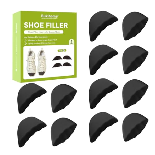 Image of Shoe Filler for Too Big Shoes - 6 Pairs Shoe Cushion Inserts for Flats