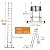 16.5ft Aluminum Telescoping Extension Ladder A-Frame Lightweight Portable Multi-Purpose Folding with Support Bar, 330lb Load Capacity
