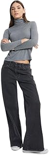 WranglerWide Leg Denim Pantolon Kot Pantolon Kadın 