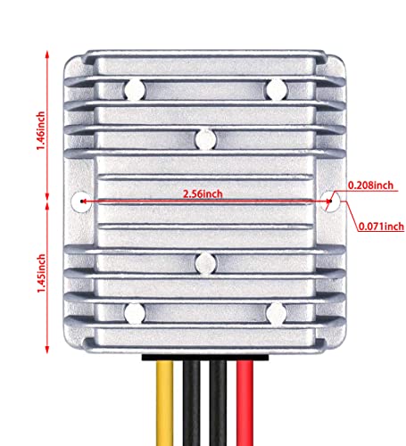 Image of DC 12V Step Up to 48V Boost Converter 5A 240W DC Voltage Regulator Power Converter Adapter Waterproof Module Transformer for Golf Cart Club Car LED Light