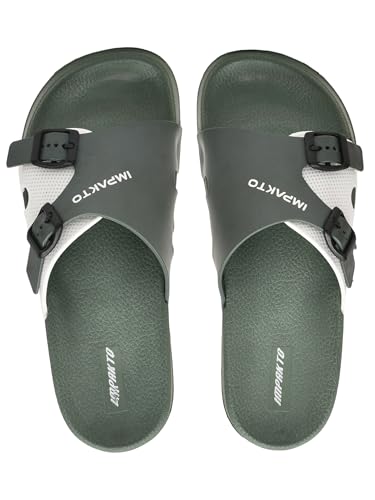 Image of Impakto Sleek Shift Flip Flop for Men | Comfortable Stylish Lightweight Water Resistant Slippers | Anti-Skid Soles | Indoor & Outdoor Chappal | Everyday Essentials