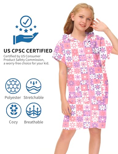Image of BesserBay Boys Girls Swim Cover Up Terry Cloth Swimwear
