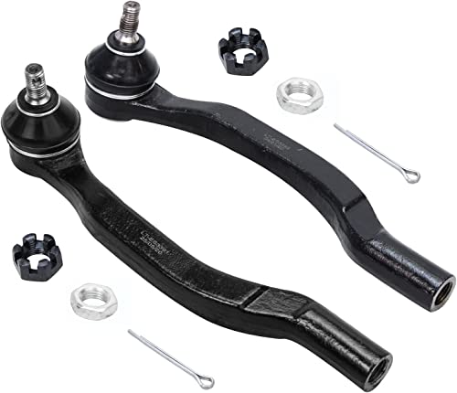 Image of Detroit Axle - Front Upper Control Arms & Ball Joints and Outer Tie Rods Replacement for 1994-97 Honda Accord 1995-97 Odyssey 1997-99 Acura CL 1996-99 Isuzu Oasis - 4pc Set
