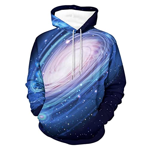 Sweat galaxie bleue UMENG fini les pulls ternes avec ce hoodie unisexe
