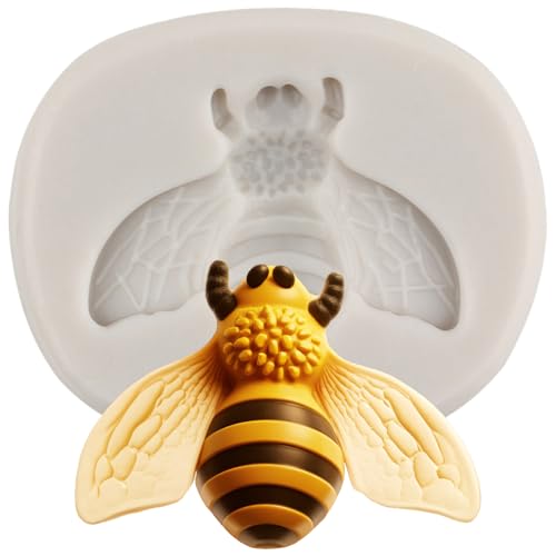 MINFEIDMS Bumble Bee Silicone Mold Bees Fondant Cake Molds