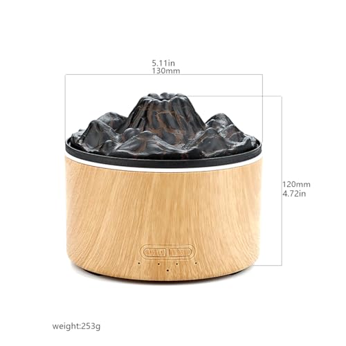 Difusor Aromático Eléctrico con Efecto Llama y Luz LED miniatura 3