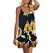 XRDSHY Femmes À Imprimé Floral Robe Maxi De Taille Maxi - Robe Dames À Rugissement Boho Décontracté De La Femme,Black 3-M