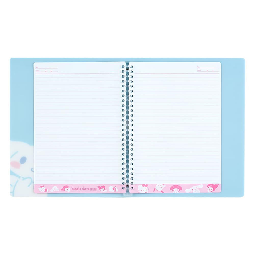 Sanrio New Life Classeur Cinnamoroll Cinnamoroll 10,8 x 8,7 x 9,1 pouces (27,5 x 22 x 23 cm) Personnage 160792 Sanrio