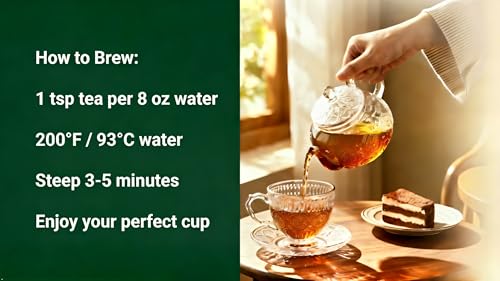 Image of ZenVerdant Yunnan Loose Leaf Black Tea, Dian Hong, 10oz | Distinctive Chinese Highland Black Tea with Balanced Honey Sweetness & Gentle Fruit Undertones
