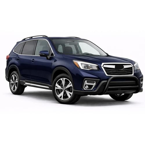 Image of Black Horse A Bar No Skid Plate Black Compatible with 2014-2018 Subaru Forester-CBB-SUS0102
