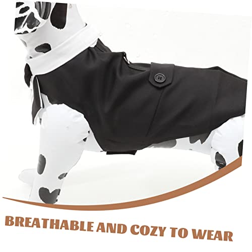 Disfraz formal para perros con pajarita y bandana miniatura 5