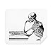 Human Skeleton Sketch Sitting Posture Cleaning Cloth Screen Cleaner 2pcs Suede Fabric