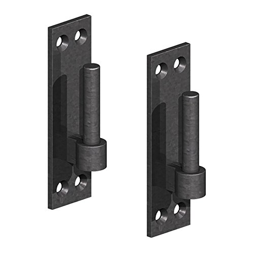 Owlett Jaton 140 Hook on Plates 19mm / 3/4inch Epoxy Black